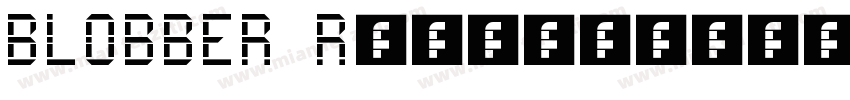 BLOBBER Regular字体转换